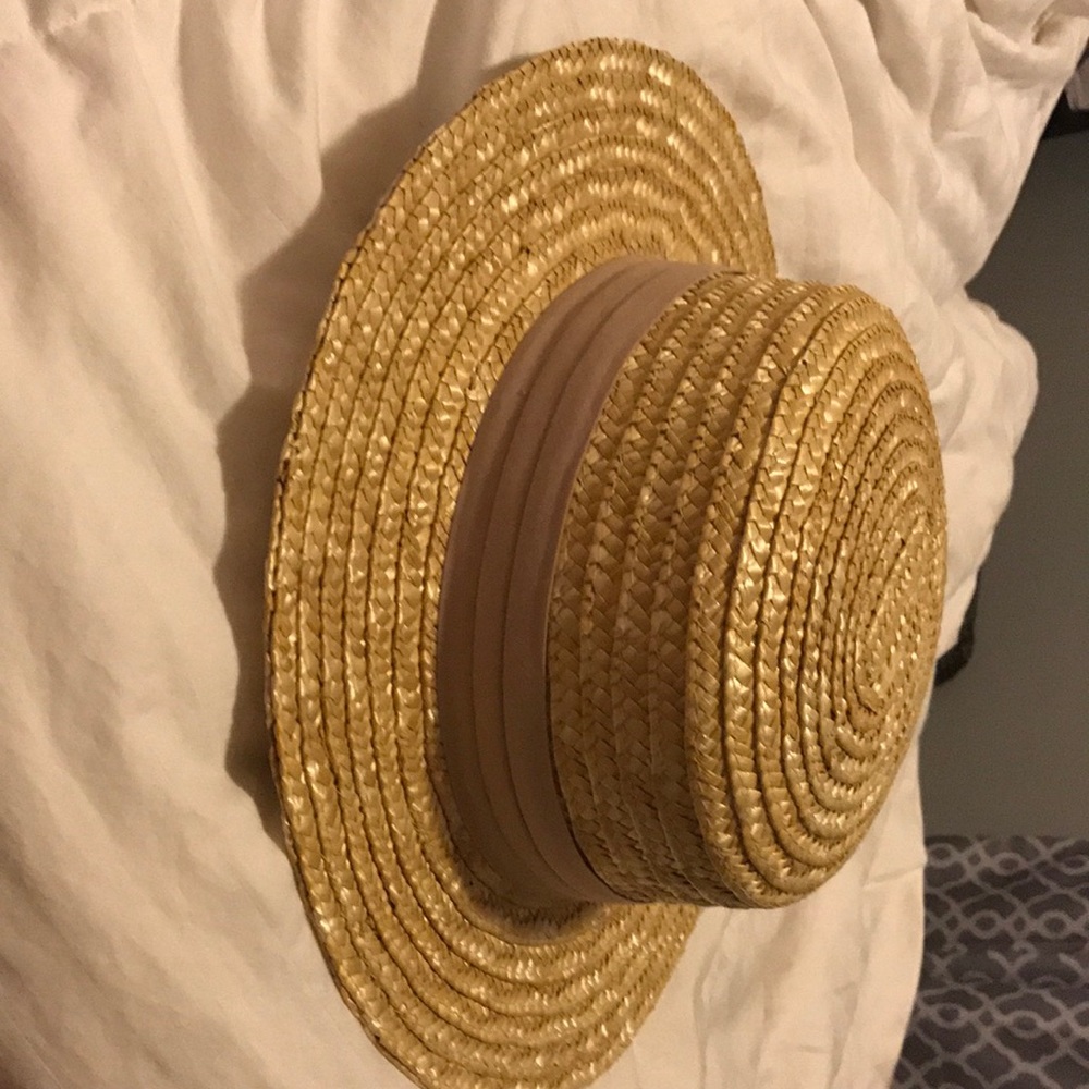 PAC SUN straw hat with rose pink ribbon